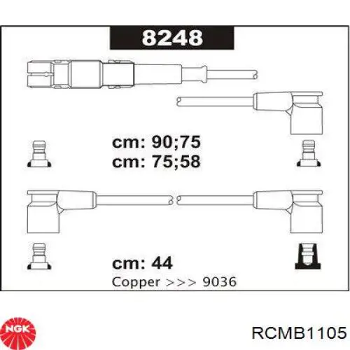 RCMB1105 NGK Провода высоковольтные