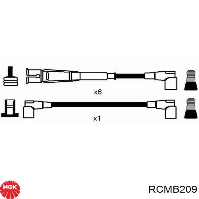 Высоковольтные провода RCMB209 NGK