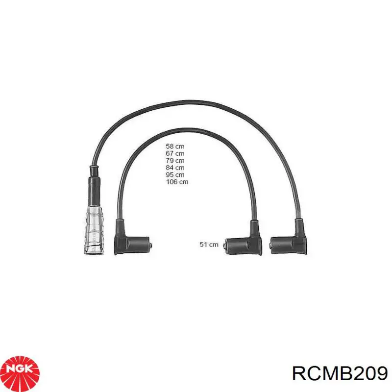 Высоковольтные провода RCMB209 NGK