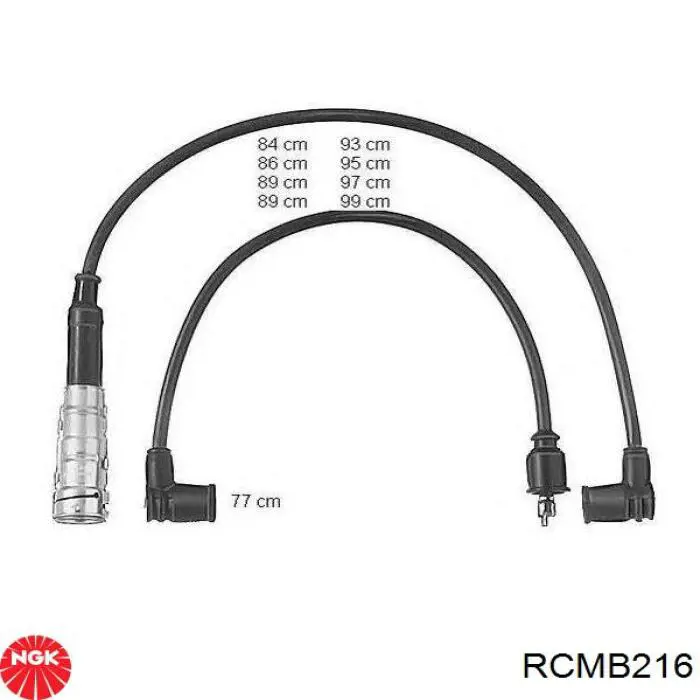 RCMB216 NGK Провода высоковольтные