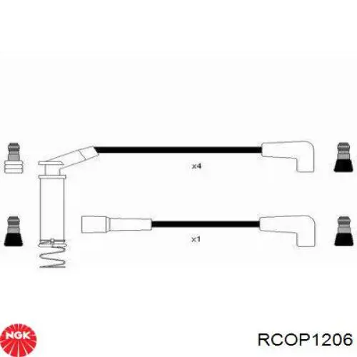 Купить RCOP1206 NGK Провода высокого напряжения