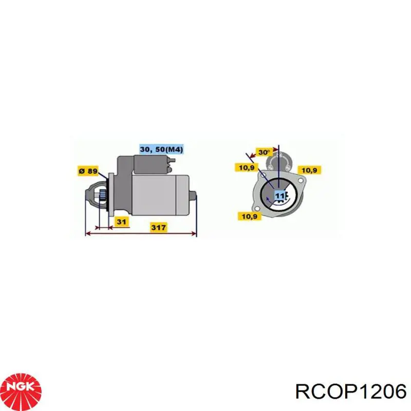 Высоковольтные провода RCOP1206 NGK