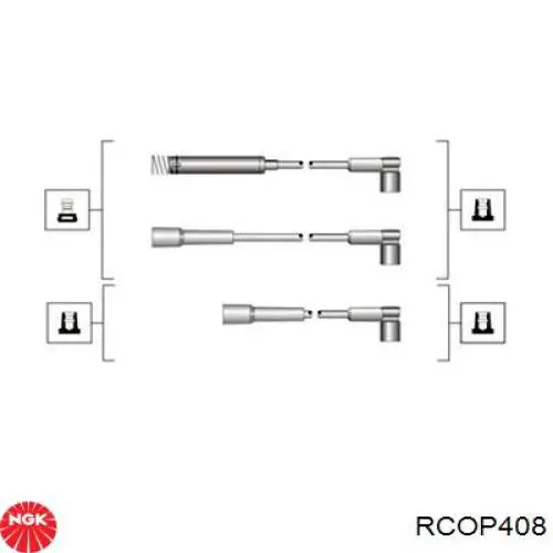 RCOP408 NGK высоковольтные провода