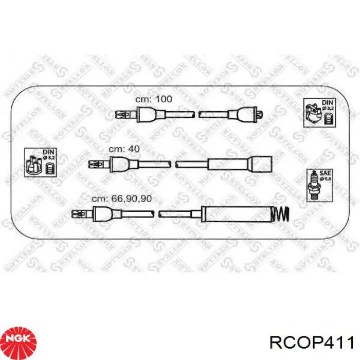Высоковольтные провода RCOP411 NGK