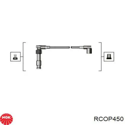 RC-OP450 NGK высоковольтные провода