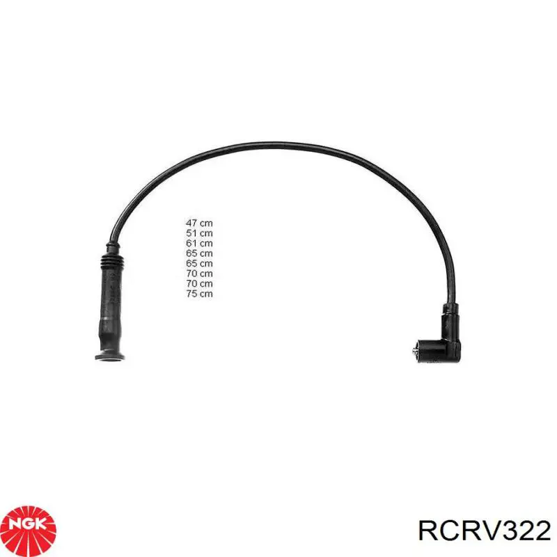 Высоковольтные провода RCRV322 NGK