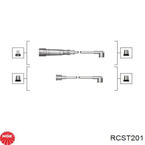 RCST201 NGK высоковольтные провода