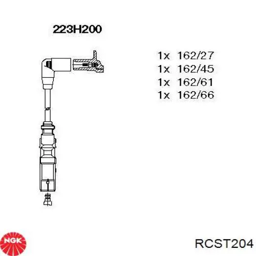 Высоковольтные провода RCST204 NGK