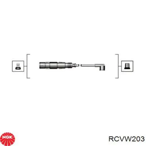 Высоковольтные провода RCVW203 NGK