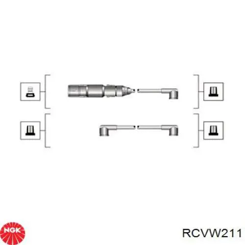 Провода зажигания NGK RCVW211 цена, от 63.46 USD