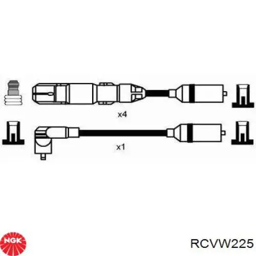 Высоковольтные провода RCVW225 NGK