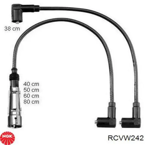 Провода зажигания NGK RCVW242 цена, от 36.41 USD