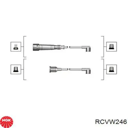 Высоковольтные провода RCVW246 NGK