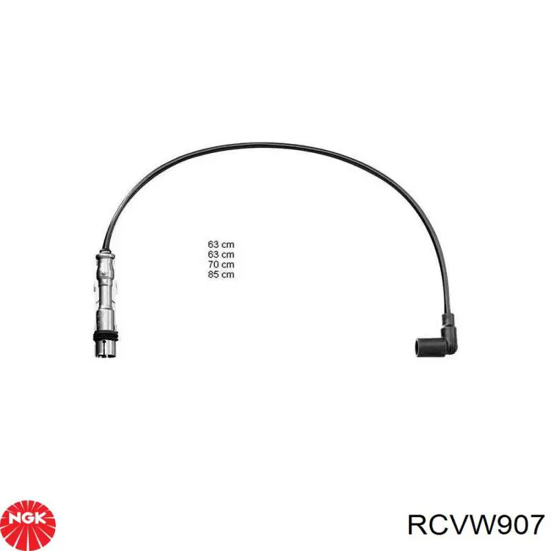 RCVW907 NGK Провода высоковольтные