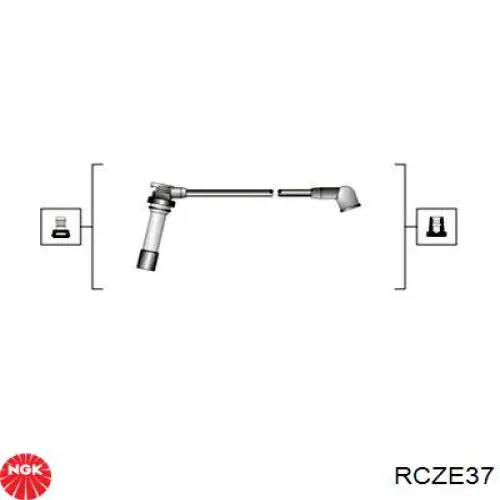 Высоковольтные провода RCZE37 NGK