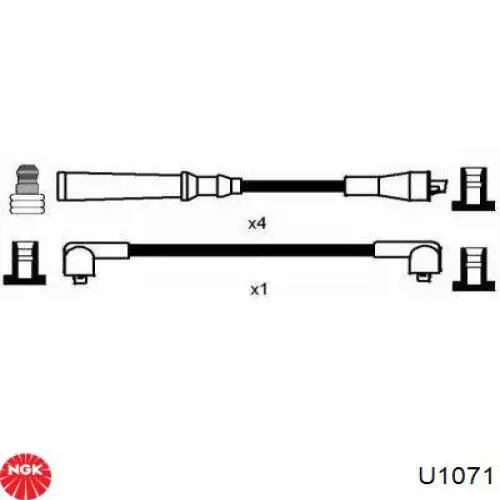 U1071 NGK Катушка зажигания
