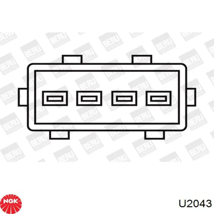 Катушка зажигания U2043 NGK