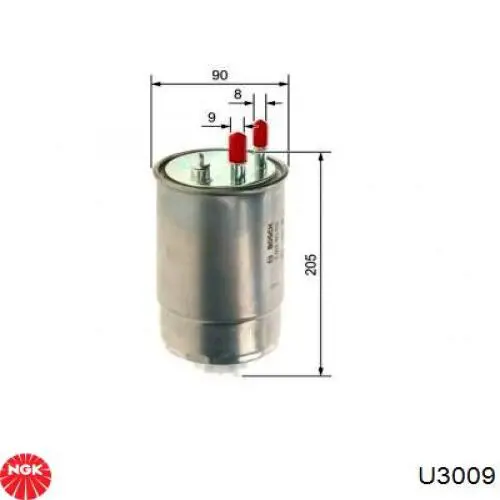 Катушка зажигания U3009 NGK
