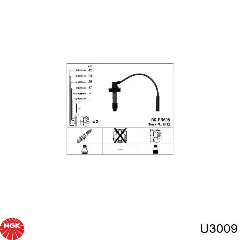Купить U3009 NGK Катушка зажигания