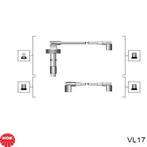 Свечи зажигания VL17 NGK