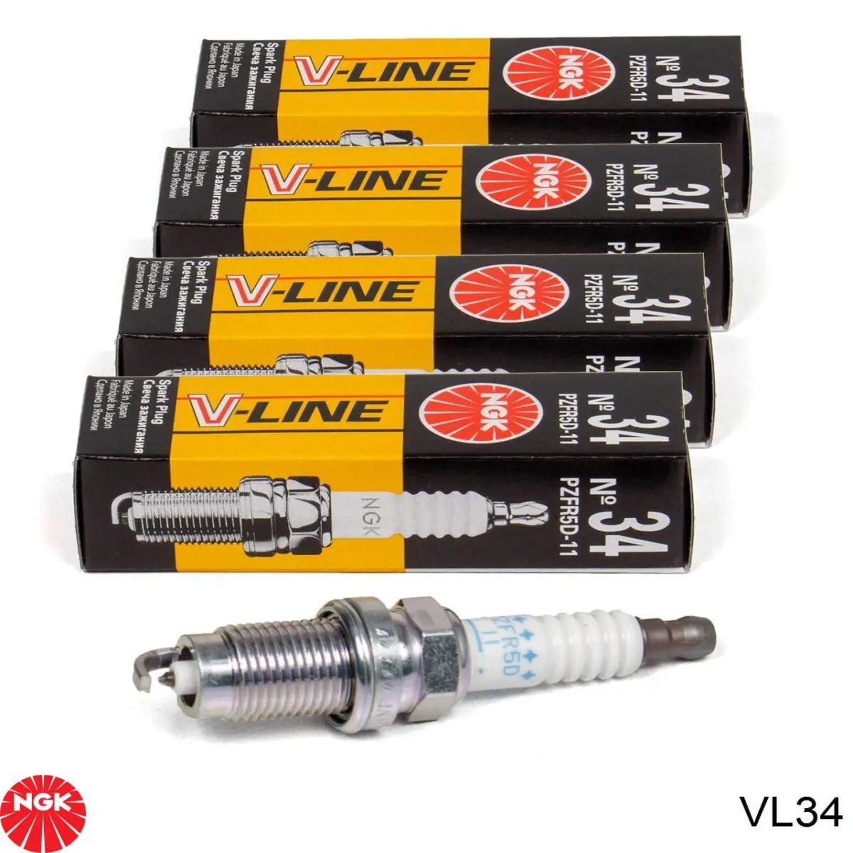 Свеча зажигания NGK VL34 цена, от 11.40 USD