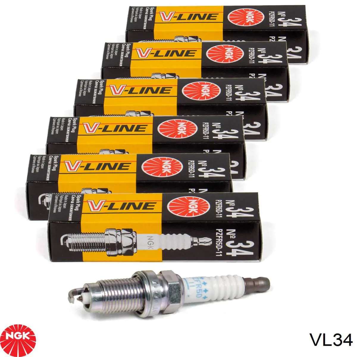 Свечи зажигания VL34 NGK