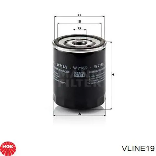 Свеча NGK VLINE19