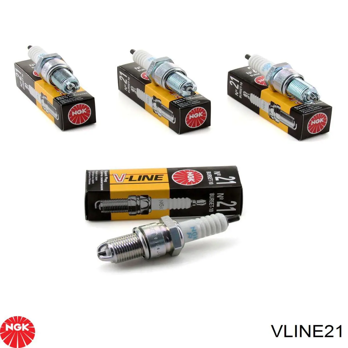 Купить VLINE21 NGK Свечи автомобильные
