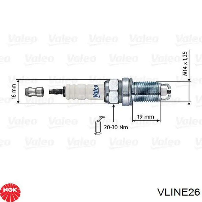 Свечи зажигания VLINE26 NGK