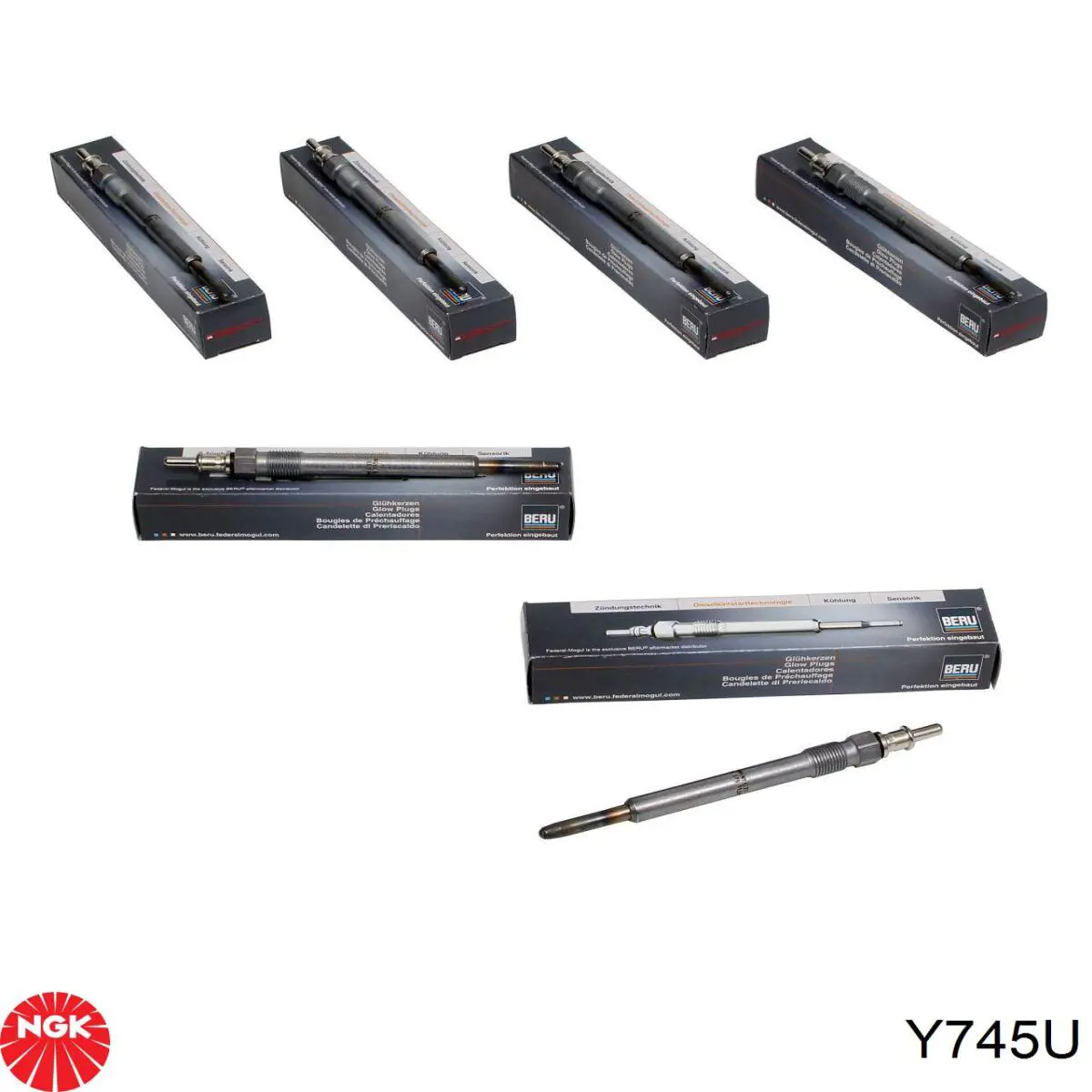 Свечи накала NGK Y745U цена, от 9.61 USD