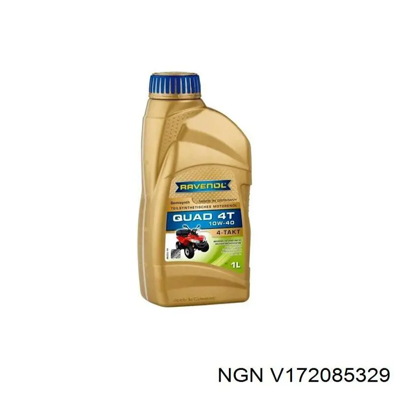 Моторное масло NGN 4T-Super 10W-40 Полусинтетическое 4л (V172085329)