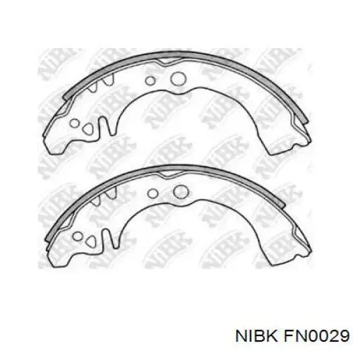 9062 ABS Барабанные тормозные колодки