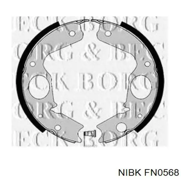 Тормозные колодки стояночного тормоза Nibk FN0568 цена, от 25.73 USD