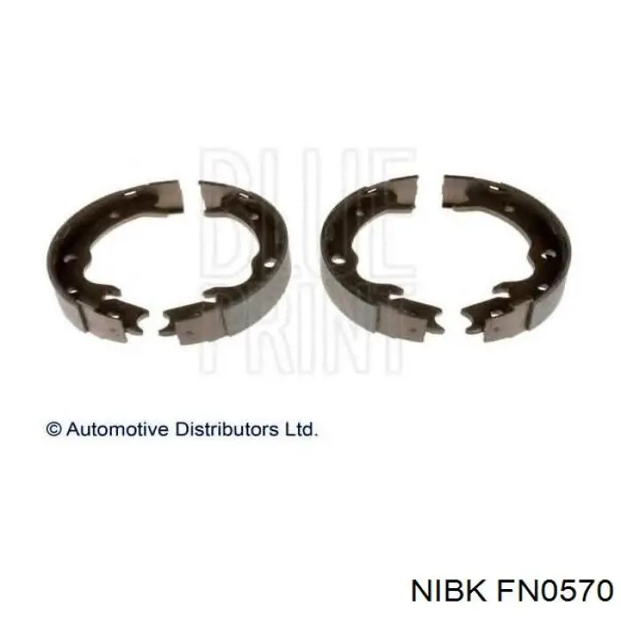 FN0570 Nibk Тормозные колодки ручника