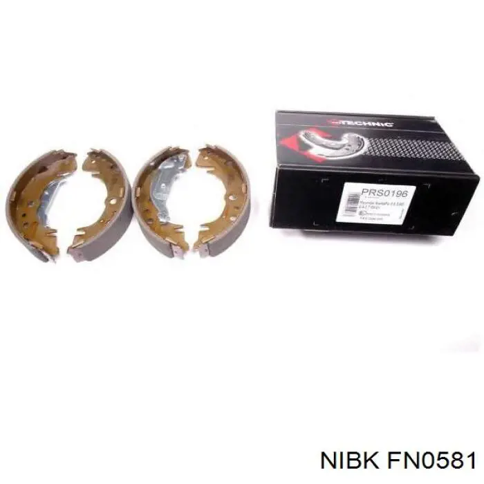 FN0581 Nibk Тормозные колодки ручника