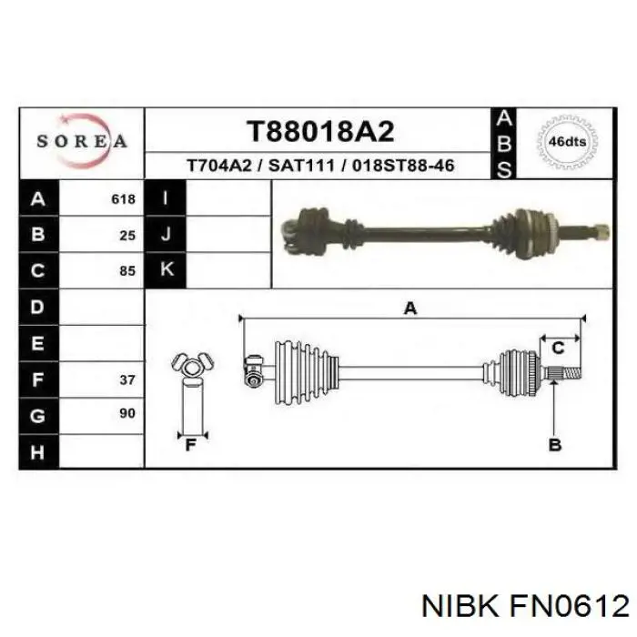 55K27 Japko Барабанные тормозные колодки