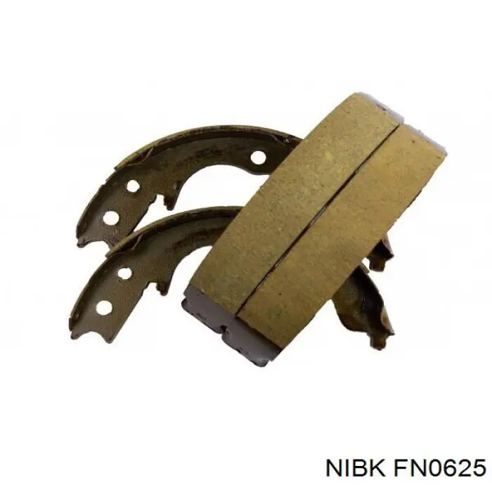 FN0625 Nibk колодки ручника (стояночного тормоза)