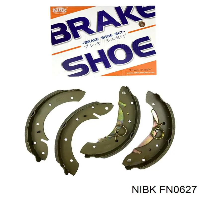 Задние барабанные колодки FN0627 Nibk
