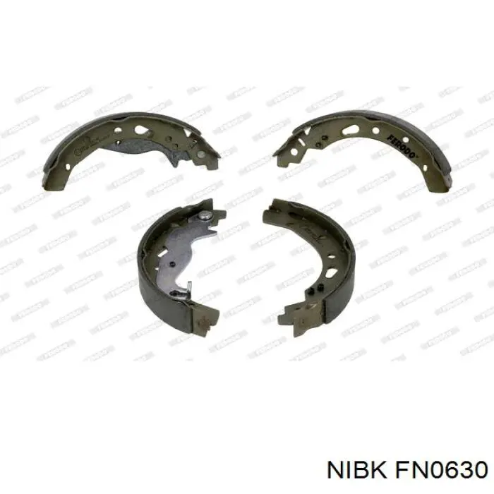 Тормоза рабочие задние ножные и тормозные барабаны Nibk FN0630 цена, от 27.25 USD