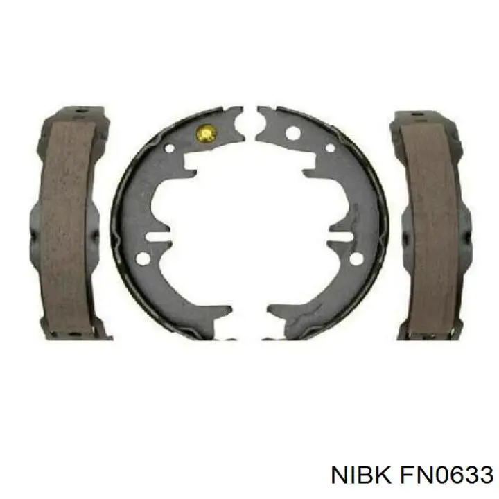 FN0633 Nibk Тормозные колодки ручника