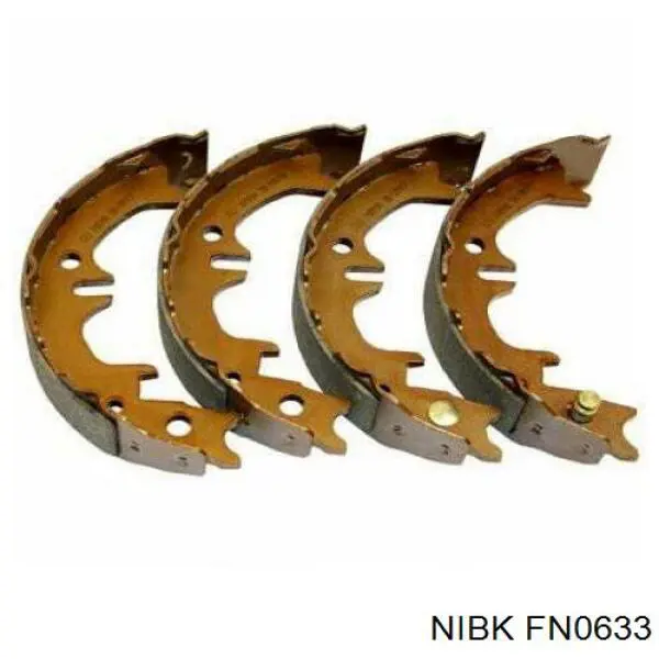 Колодки ручника FN0633 Nibk