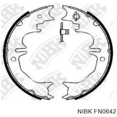 FN0642 Nibk Тормозные колодки ручника