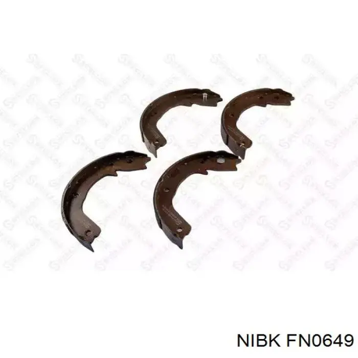 Колодки стояночного тормоза Febest 0402V97WR