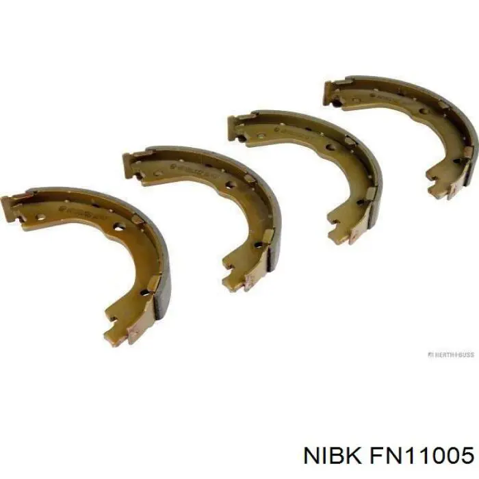 Тормозные колодки стояночного тормоза Nibk FN11005 цена, от 23.68 USD