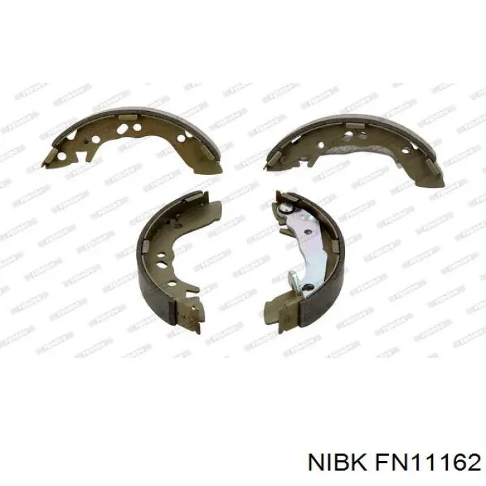 FN11162 Nibk Барабанные тормозные колодки