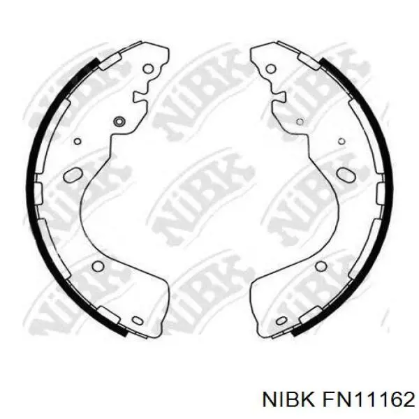 Тормоза рабочие задние ножные и тормозные барабаны Nibk FN11162 цена, от 17.85 USD