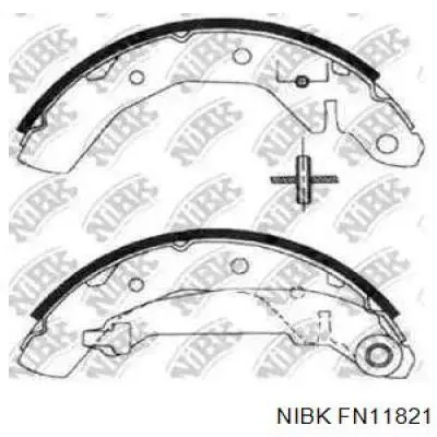 Задние барабанные колодки FN11821 Nibk