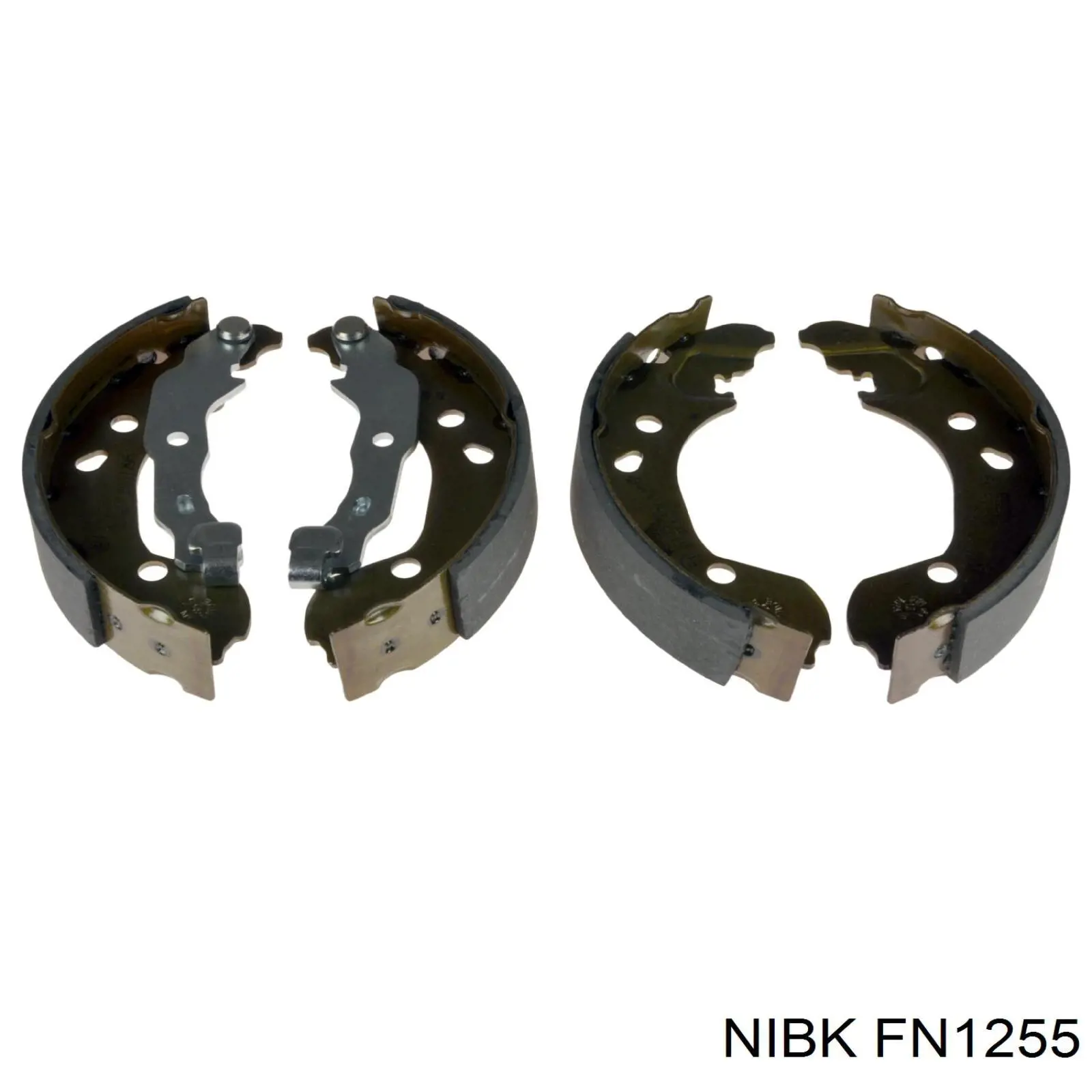 FN1255 Nibk Барабанные тормозные колодки