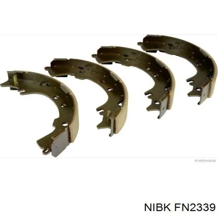 FN2339 Nibk колодки тормозные задние барабанные
