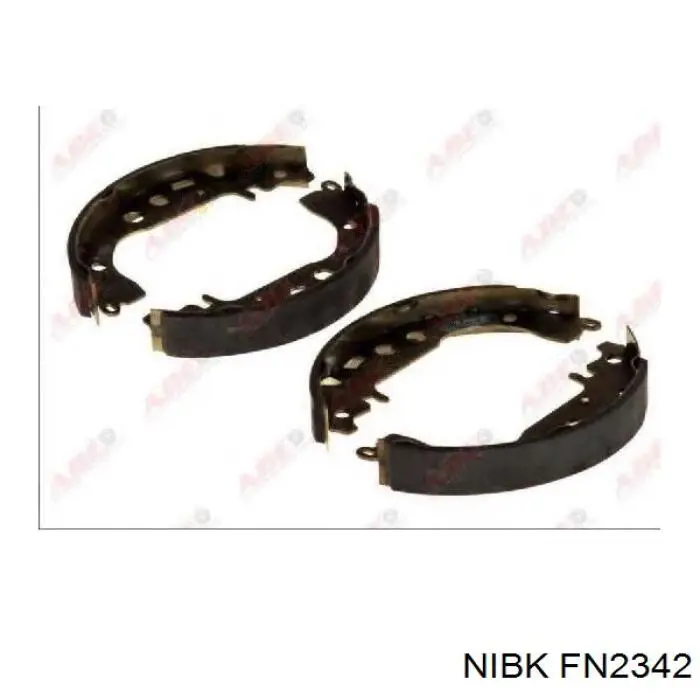 FN2342 Nibk Барабанные тормозные колодки